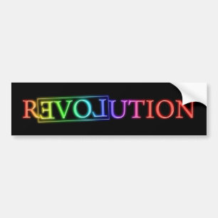 Pegatina Para Coche Revolución de Ron Paul