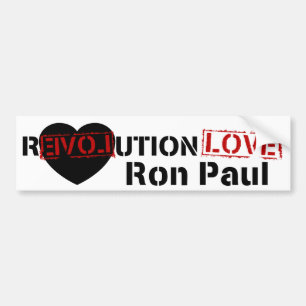 Pegatina Para Coche Revolución de Ron Paul