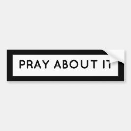 Pegatina Para Coche Reza por ello