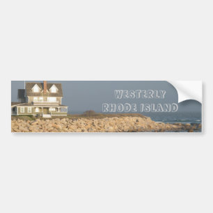 Pegatina Para Coche Rhode Island del oeste Bumpersticker