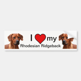 Pegatina Para Coche Rhodesian Ridgeback bumpersticker