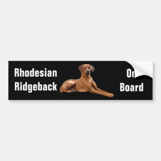Pegatina Para Coche Rhodesian Ridgeback bumpersticker