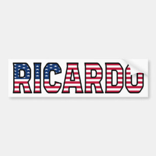 Pegatina Para Coche Ricardo Name Vorname Estados Unidos Aufkleber Pega