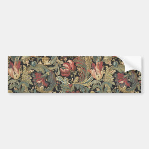Pegatina Para Coche Rich Floral Tapestry Brocade Antiguo Clásico