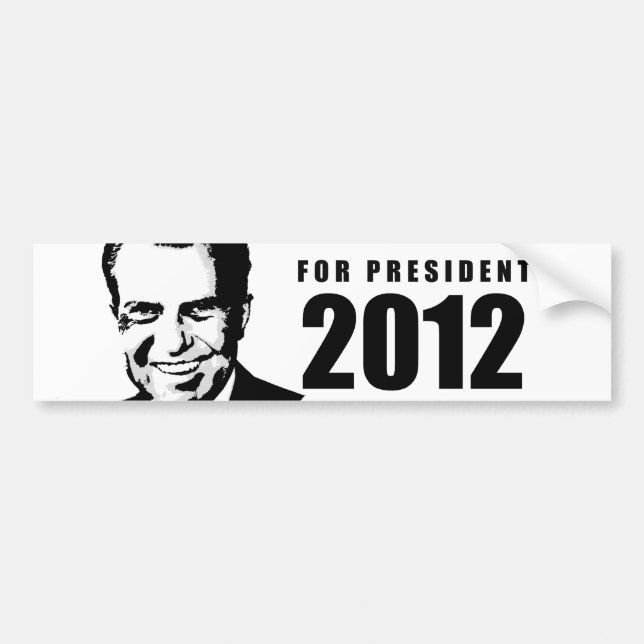Pegatina Para Coche Richard Nixon 2012 (Frente)