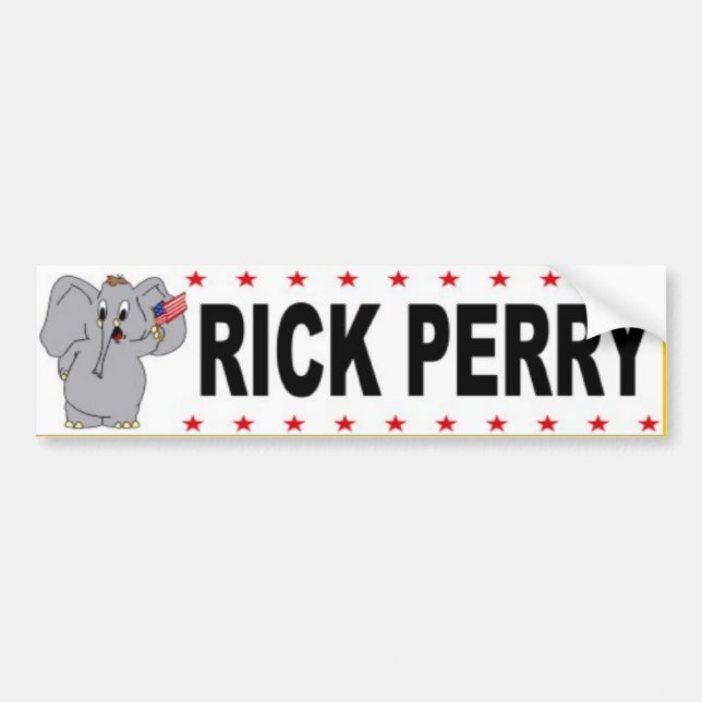Pegatina Para Coche Rick Perry (Frente)
