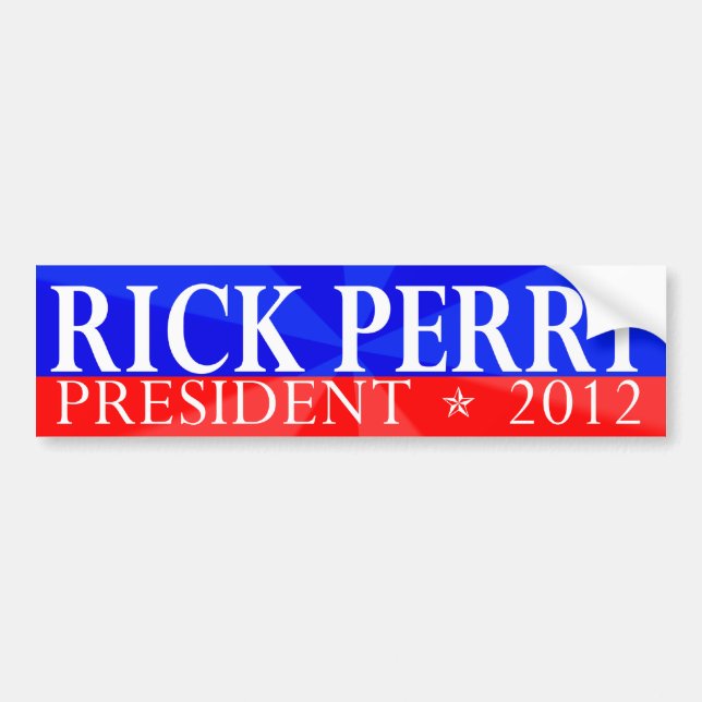 Pegatina Para Coche Rick Perry (Frente)