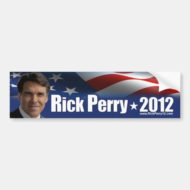 Pegatina Para Coche Rick Perry 2012 - Elección (Frente)