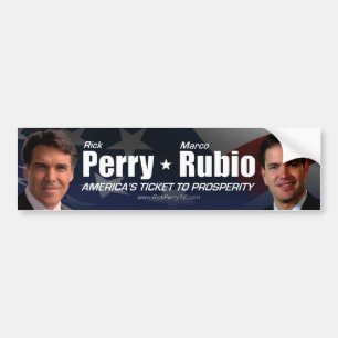 Pegatina Para Coche Rick Perry - Marco Rubio