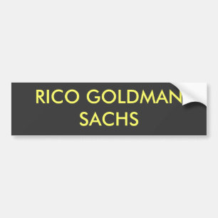 PEGATINA PARA COCHE RICO GOLDMAN SACHS