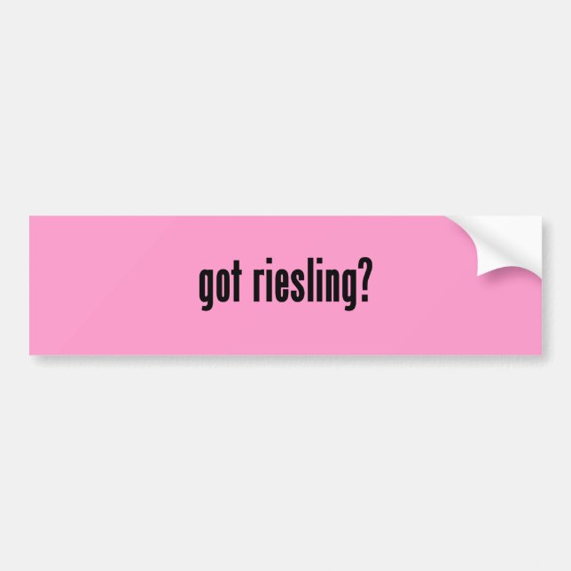 Pegatina Para Coche ¿riesling conseguido? (Frente)