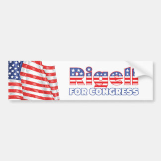 Pegatina Para Coche Rigell para la bandera americana patriótica del