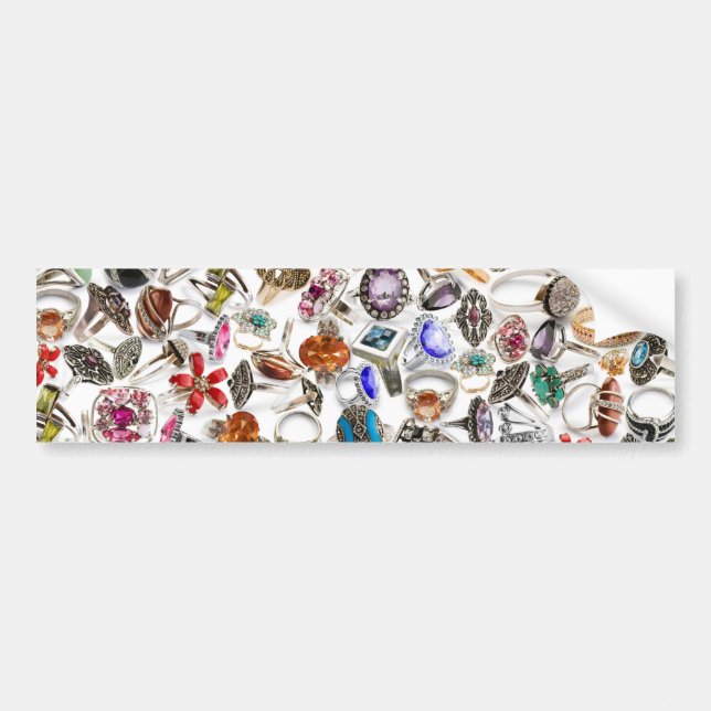 Pegatina Para Coche rings jewelry (Frente)