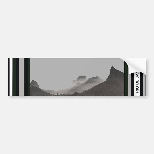 Pegatina Para Coche rio de janeiro, brasil (Frente)