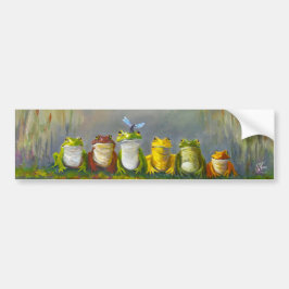 Pegatina Para Coche Río Ribbit