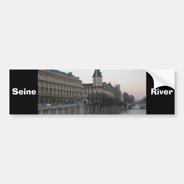 Pegatina Para Coche Río Seine (Frente)