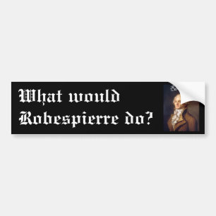 Pegatina Para Coche Robespierre 1 con el blackadder