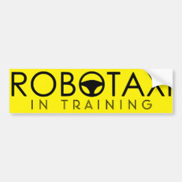 Pegatina Para Coche ROBOTAXI En Entrenamiento Sticker Sticker