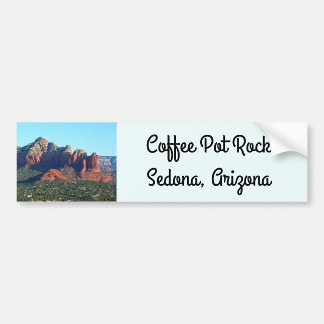 Pegatina Para Coche Roca Coffee Pot I en Sedona Arizona (Frente)
