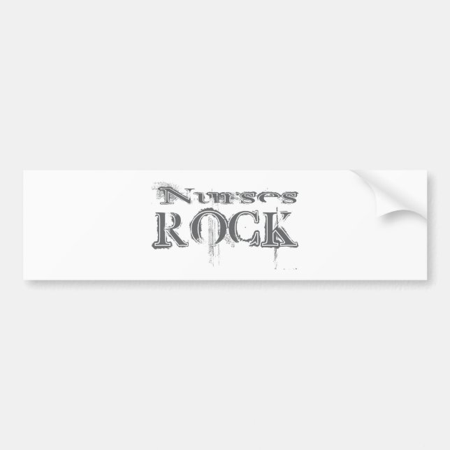 Pegatina Para Coche Roca de las enfermeras (Frente)