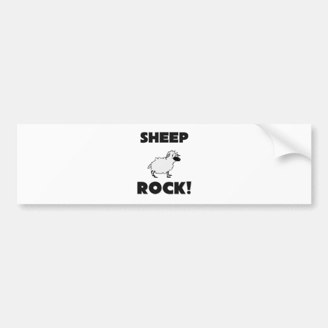 Pegatina Para Coche Roca de las ovejas (Frente)