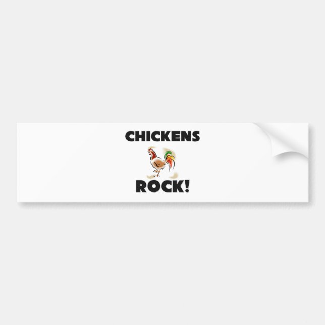 Pegatina Para Coche Roca de los pollos (Frente)