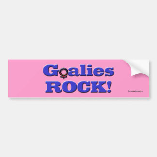 Pegatina Para Coche ¡ROCA de los porteros! - Jugadores femeninos/rosa