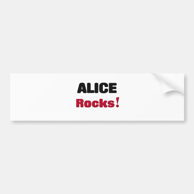 Pegatina Para Coche Rocas de Alicia (Frente)