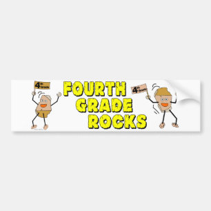 Pegatina Para Coche Rocas de cuarto grado