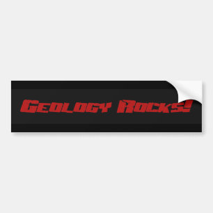 Pegatina Para Coche ¡Rocas de la geología! Bumpersticker