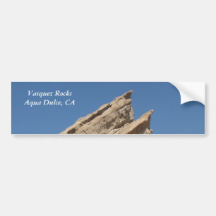 Pegatina Para Coche Rocas de Vasquez, aguamarina Dulce, California