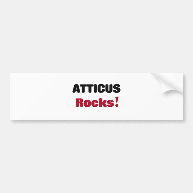 Pegatina Para Coche Rocas del Atticus (Frente)