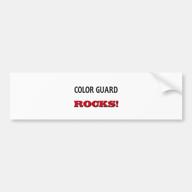 Pegatina Para Coche Rocas del guardia de honor (Frente)