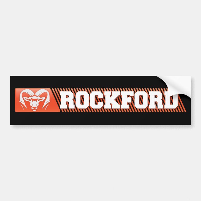 Pegatina Para Coche Rockford Rams #3 (Frente)
