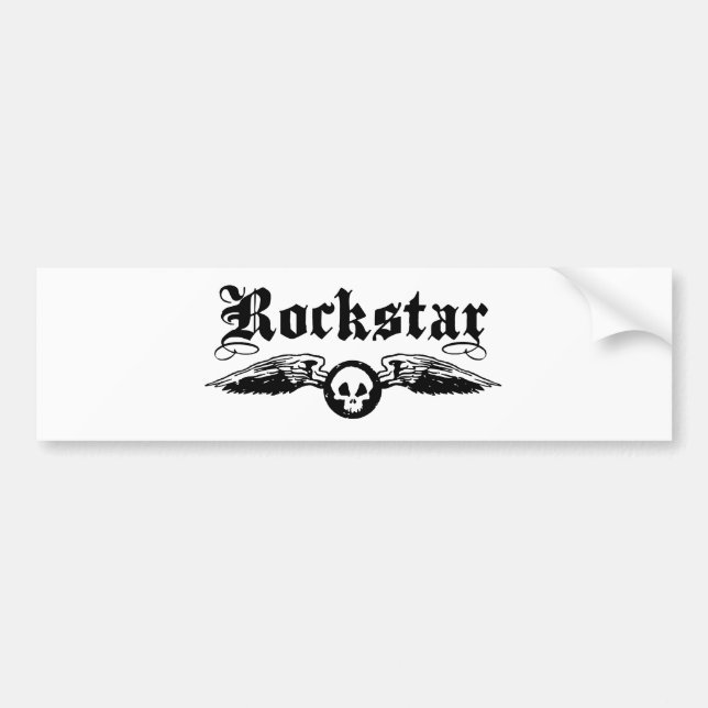 Pegatina Para Coche Rockstar (Frente)