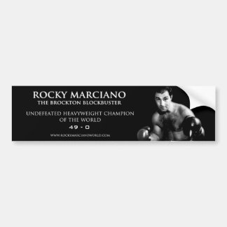 Pegatina Para Coche Rocky Marciano Bumper Sticker