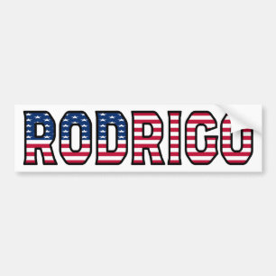 Pegatina Para Coche Rodrigo Nombre Vorname Estados Unidos Aufkleber Pe