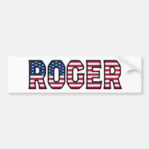 Pegatina Para Coche Roger Nombre Apellido USA Pegatina Sticker Coche