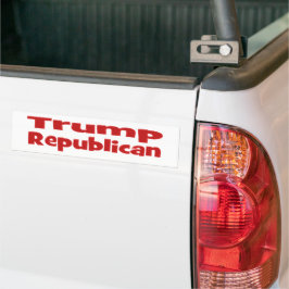 Pegatina Para Coche Rojo republicano de Trump