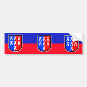 Pegatina Para Coche Rojo y Azul