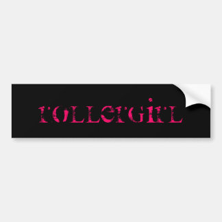 PEGATINA PARA COCHE ROLLERGIRL