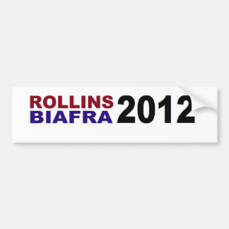 Pegatina Para Coche ROLLINS/BIAFRA en 2012