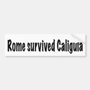 Pegatina Para Coche Roma sobrevivió a Caligula