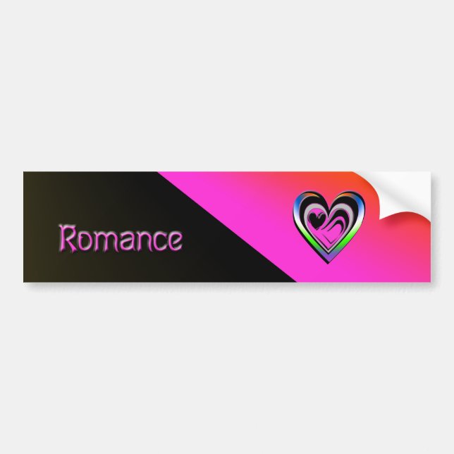 Pegatina Para Coche Romance (Frente)