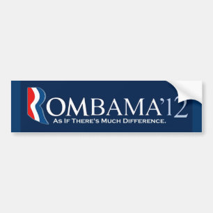 Pegatina Para Coche Rombama 2012: Como si haya mucha diferencia