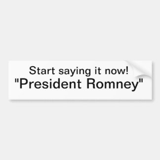 Pegatina Para Coche Romney