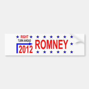 PEGATINA PARA COCHE ROMNEY 2012