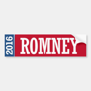 PEGATINA PARA COCHE ROMNEY 2016
