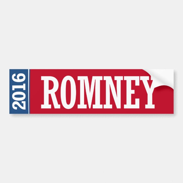 PEGATINA PARA COCHE ROMNEY 2016 (Frente)
