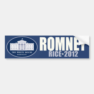 Pegatina Para Coche Romney - arroz - 2012